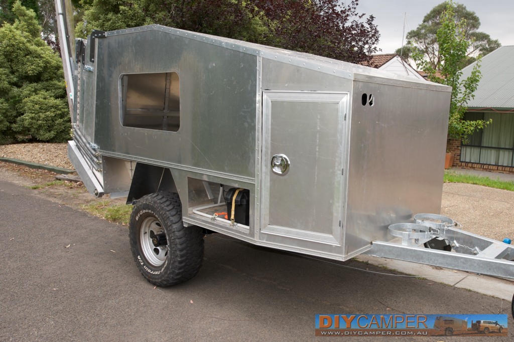 Aluminium camper trailer body